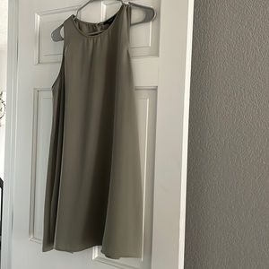 Sage green babydoll dress